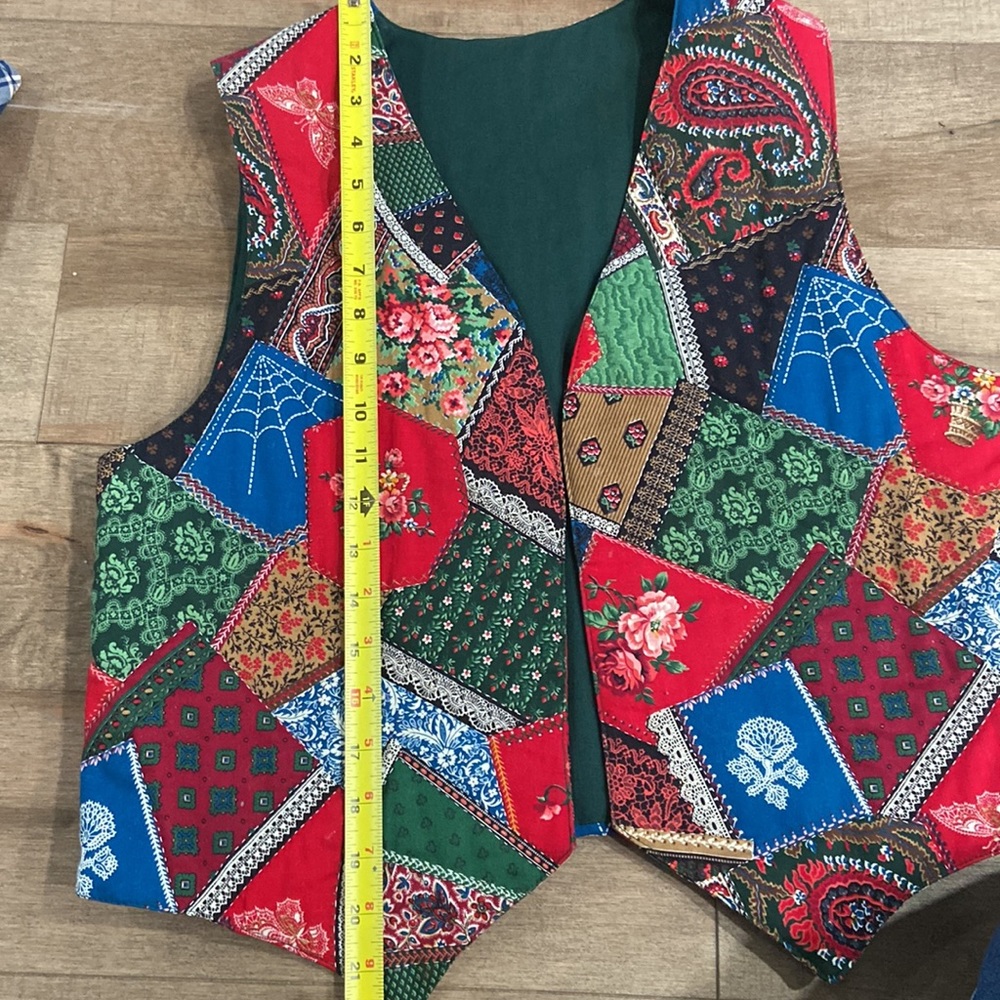 Beautiful And Unique Patchwork Vest - image 3